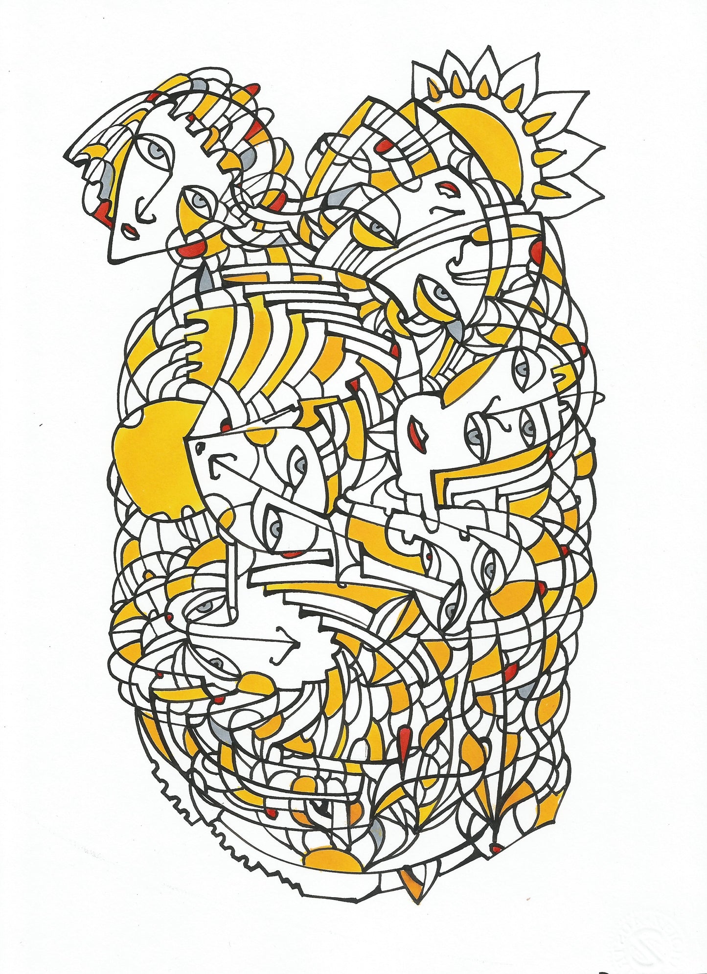 die Sonnenblume träumt
