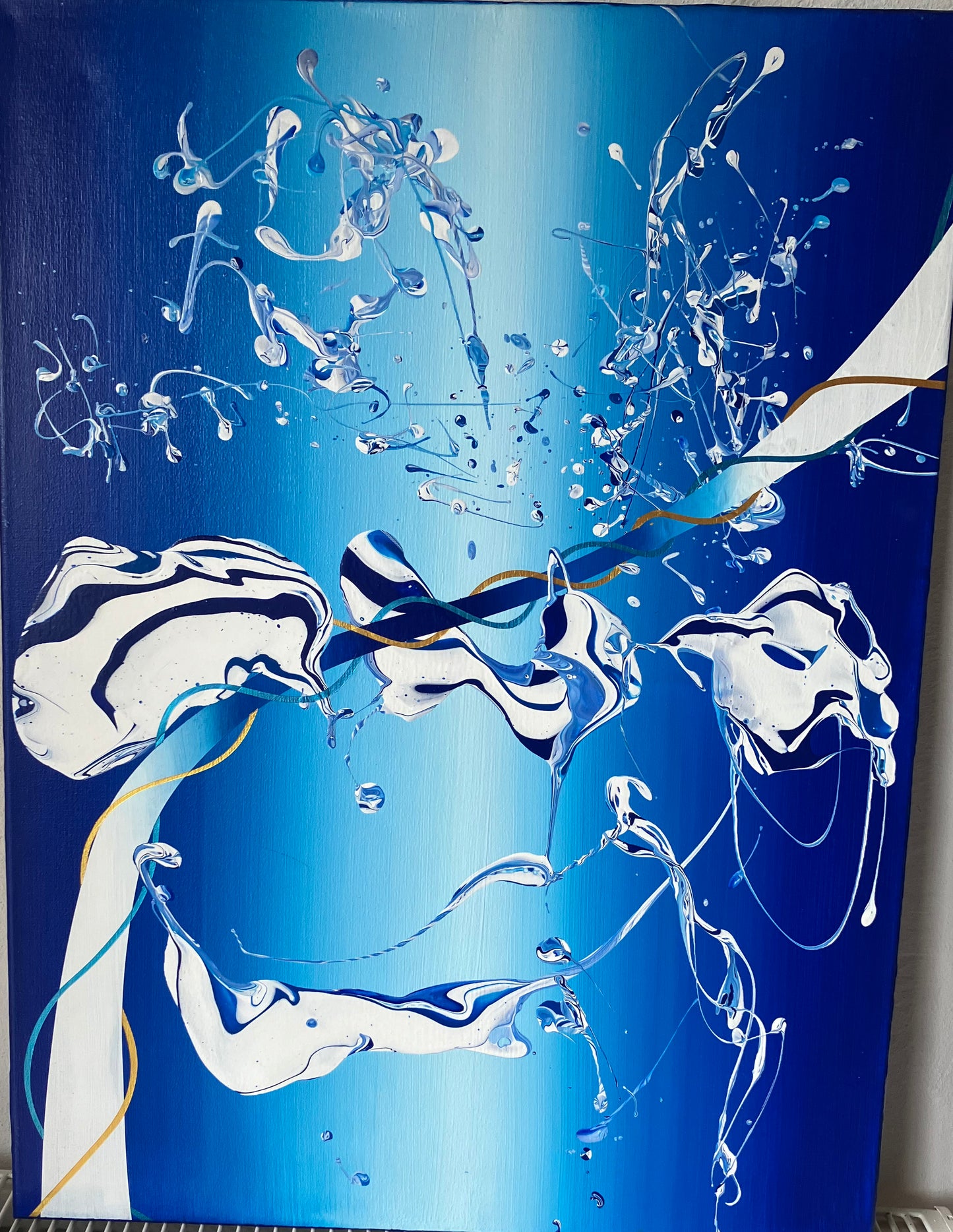 Blaue Helix # 5