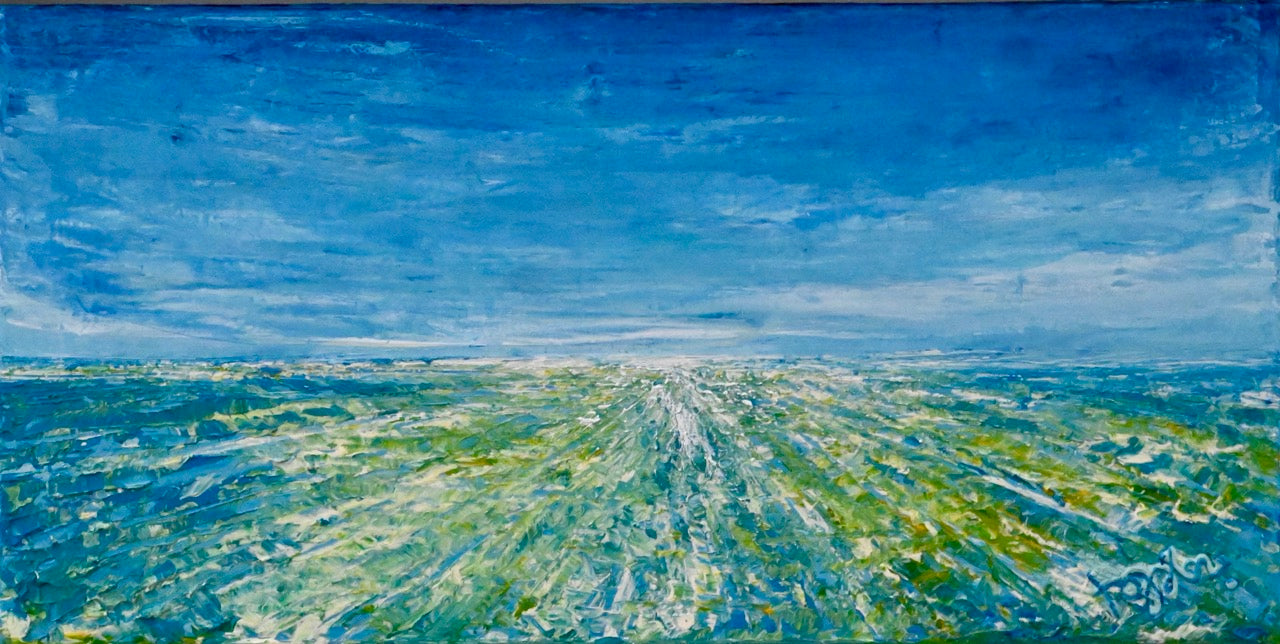 Blick zum Horizont