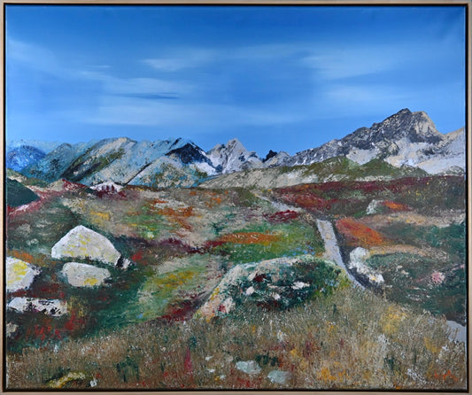 in the alps in autumn