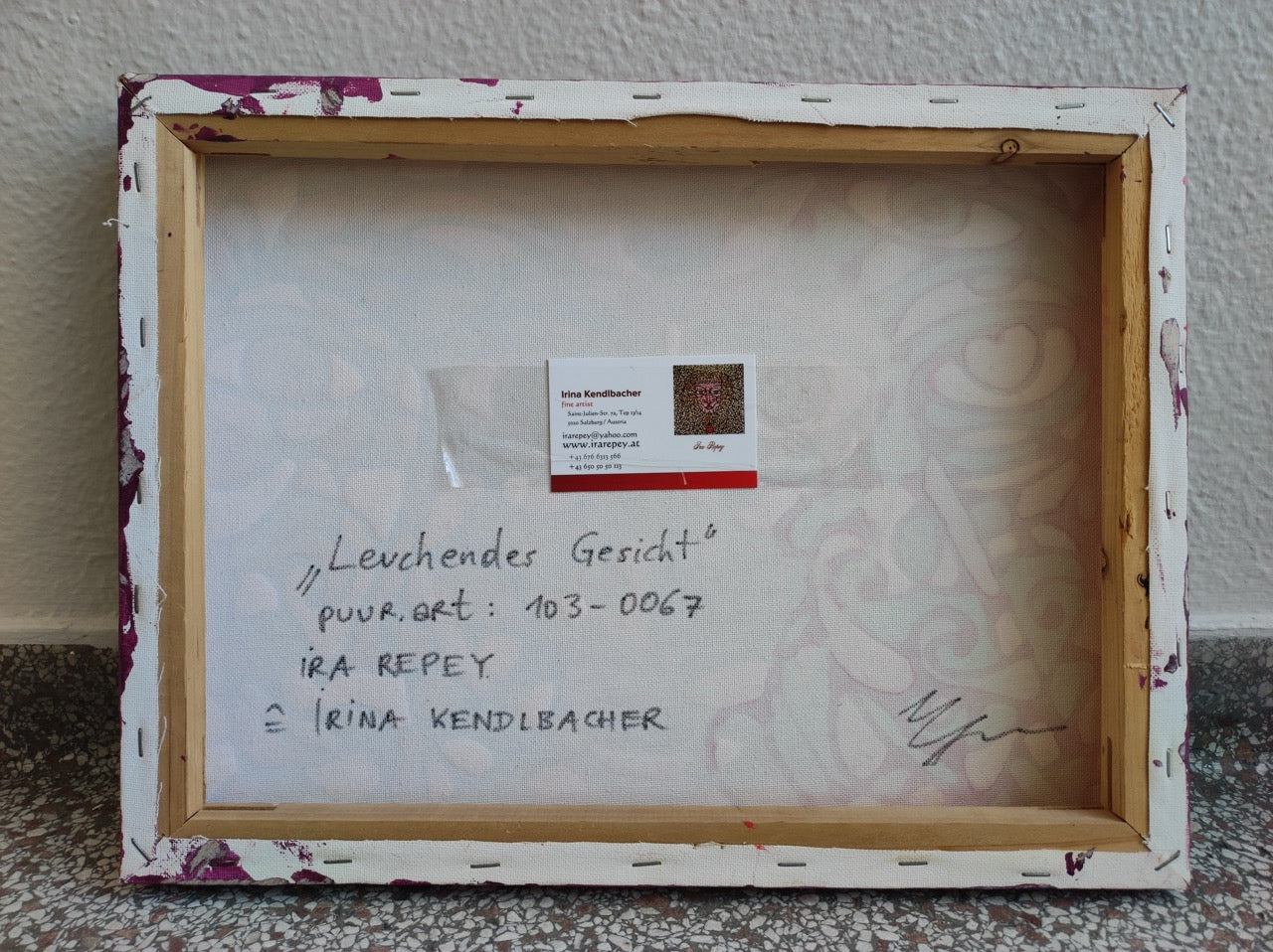 Leuchtendes Gesicht