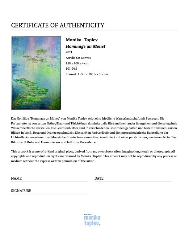 Hommage an Monet