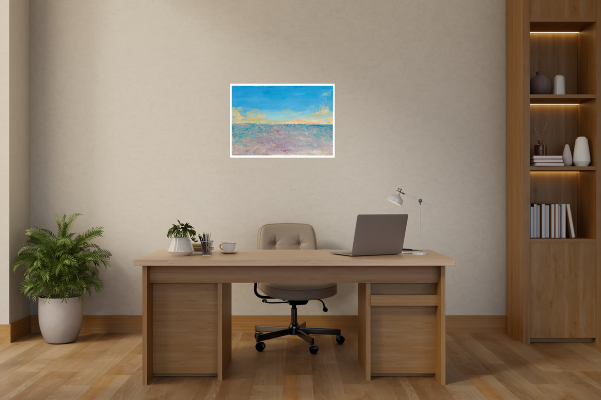 Sonnenaufgang am Meer (A2 Poster)