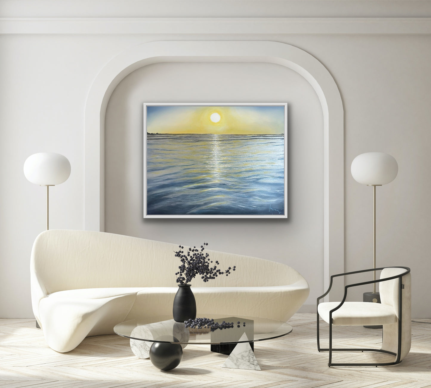 Sonnenaufgang über dem Meer