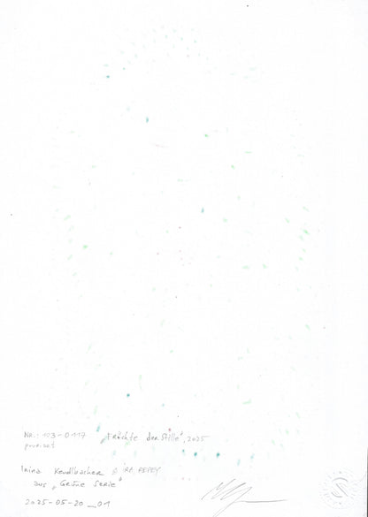 "Früchte der Stille" aus "Grüne Serie"