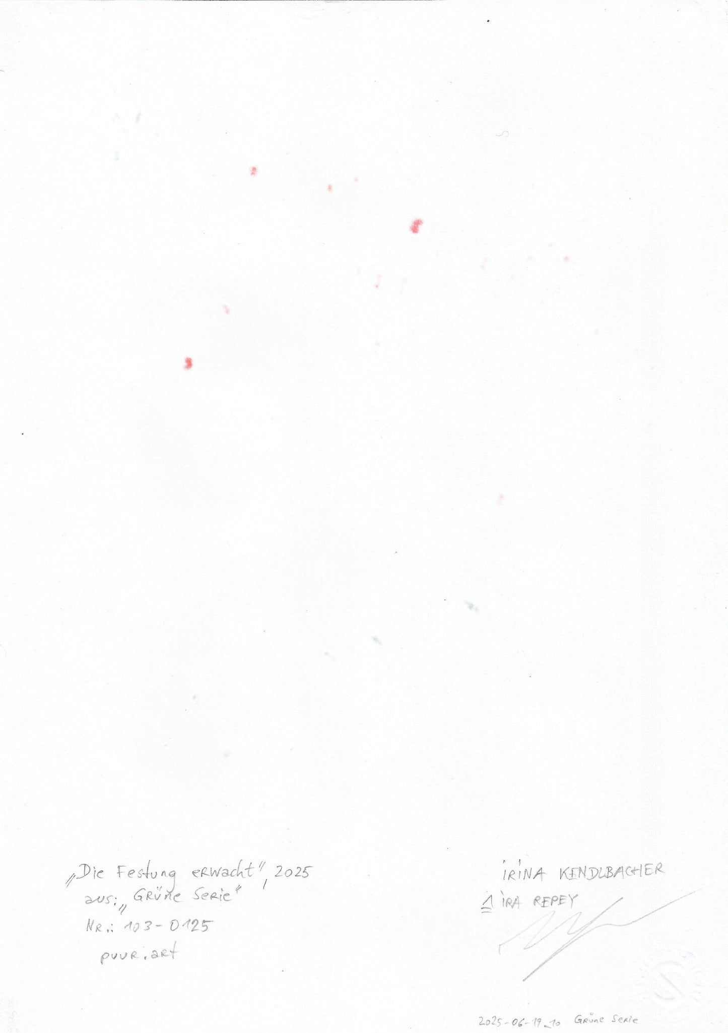 "Die Festung erwacht" aus "Grüne Serie"