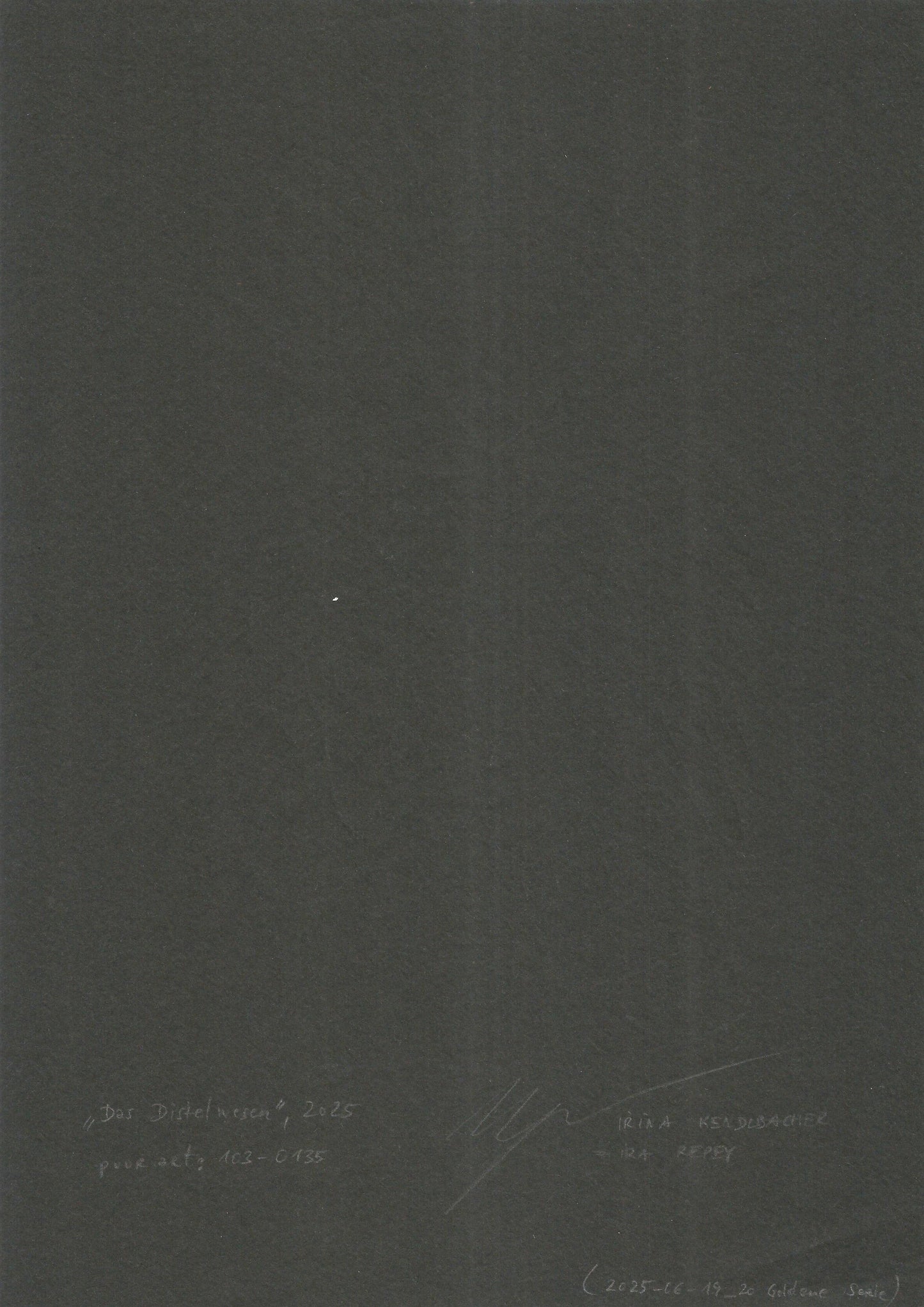 "Das Distelwesen" aus "Goldene Serie"