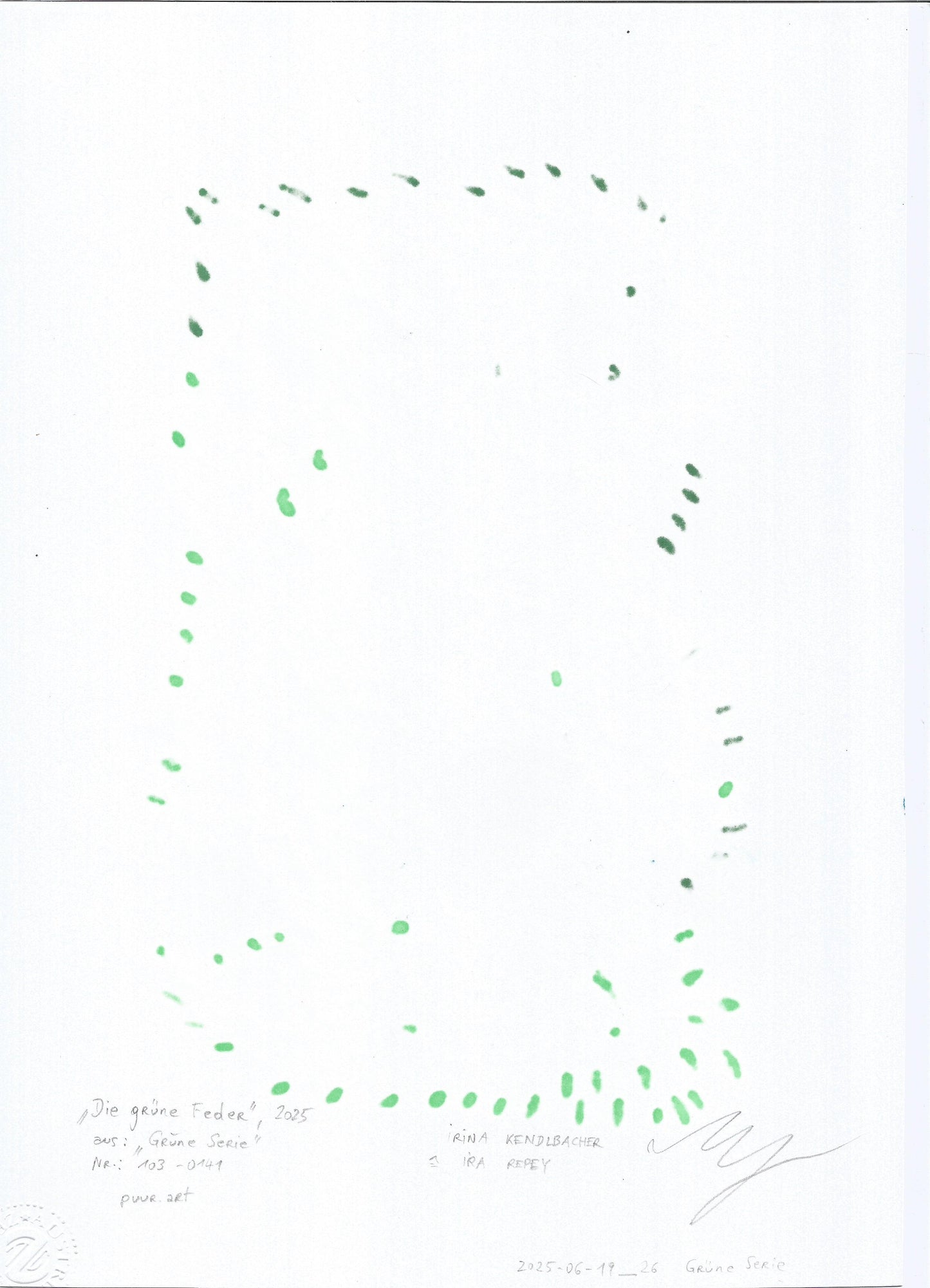 "Die grüne Feder" aus "Grüne Serie"