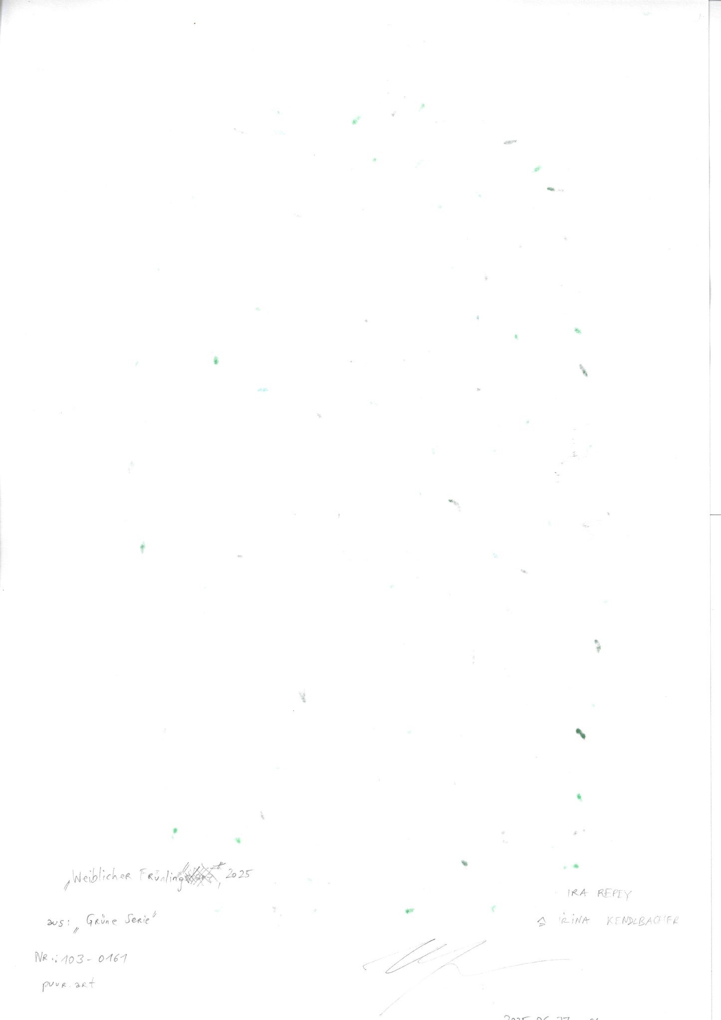 "Weiblicher Frühling" aus "Grüne Serie"