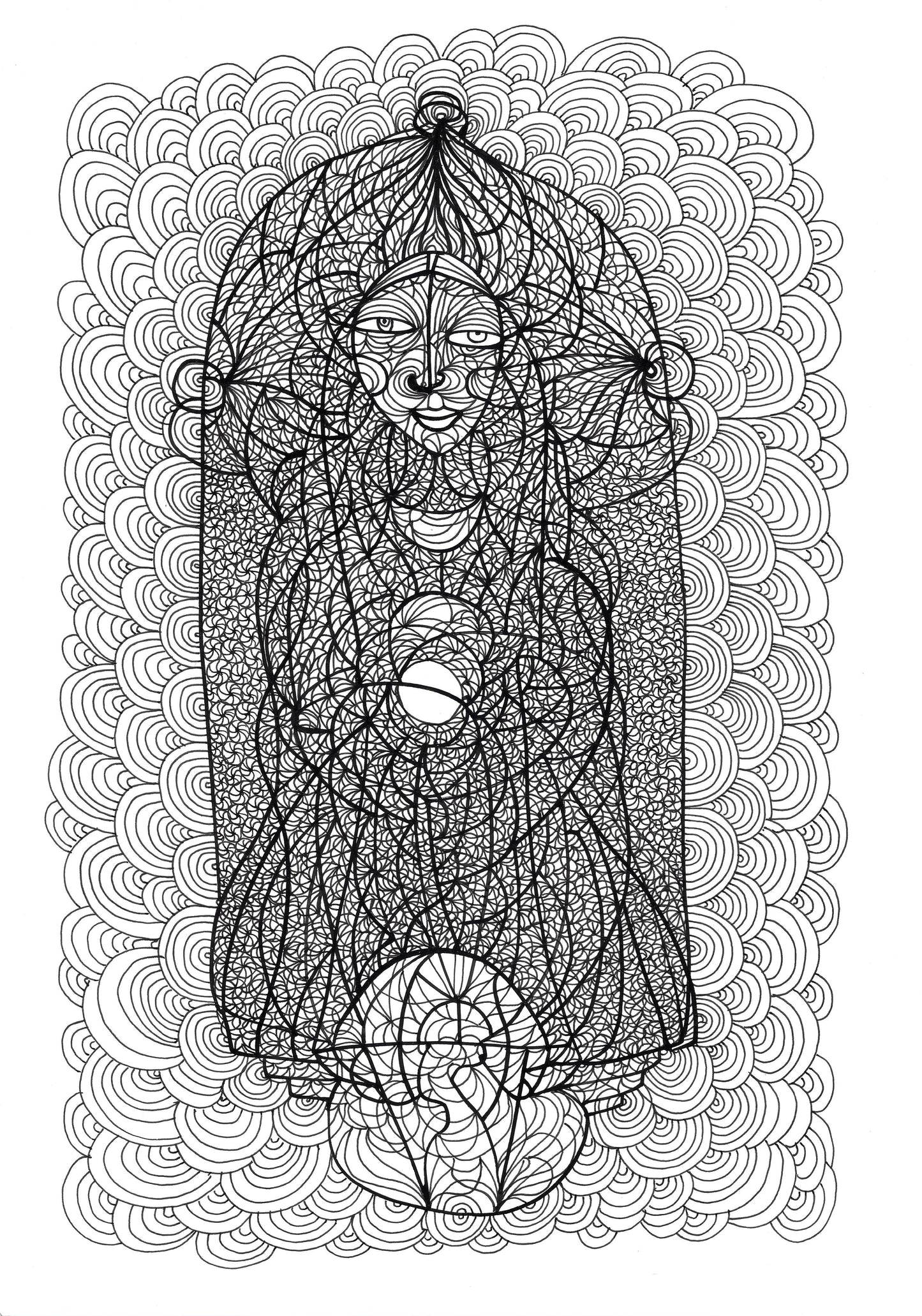 "Weibliche Aura" aus "Schwarzweisse Serie"