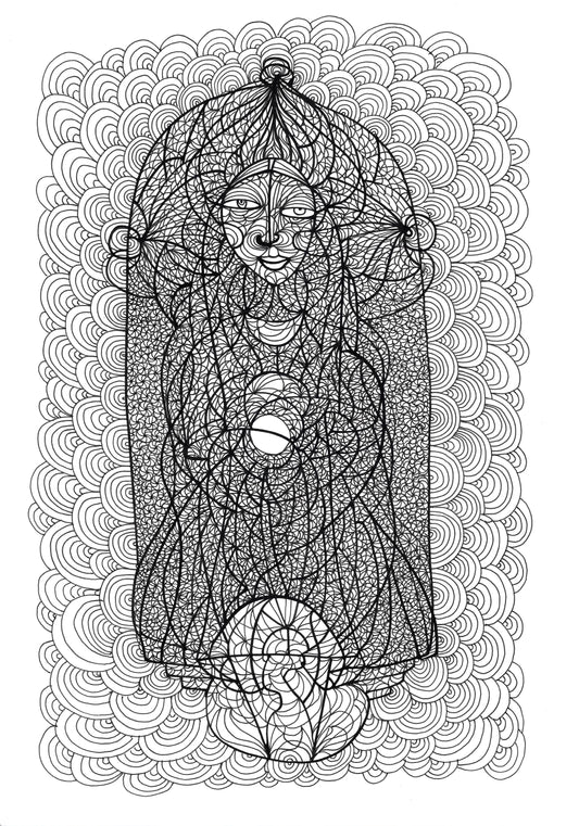 "Weibliche Aura" aus "Schwarzweisse Serie"