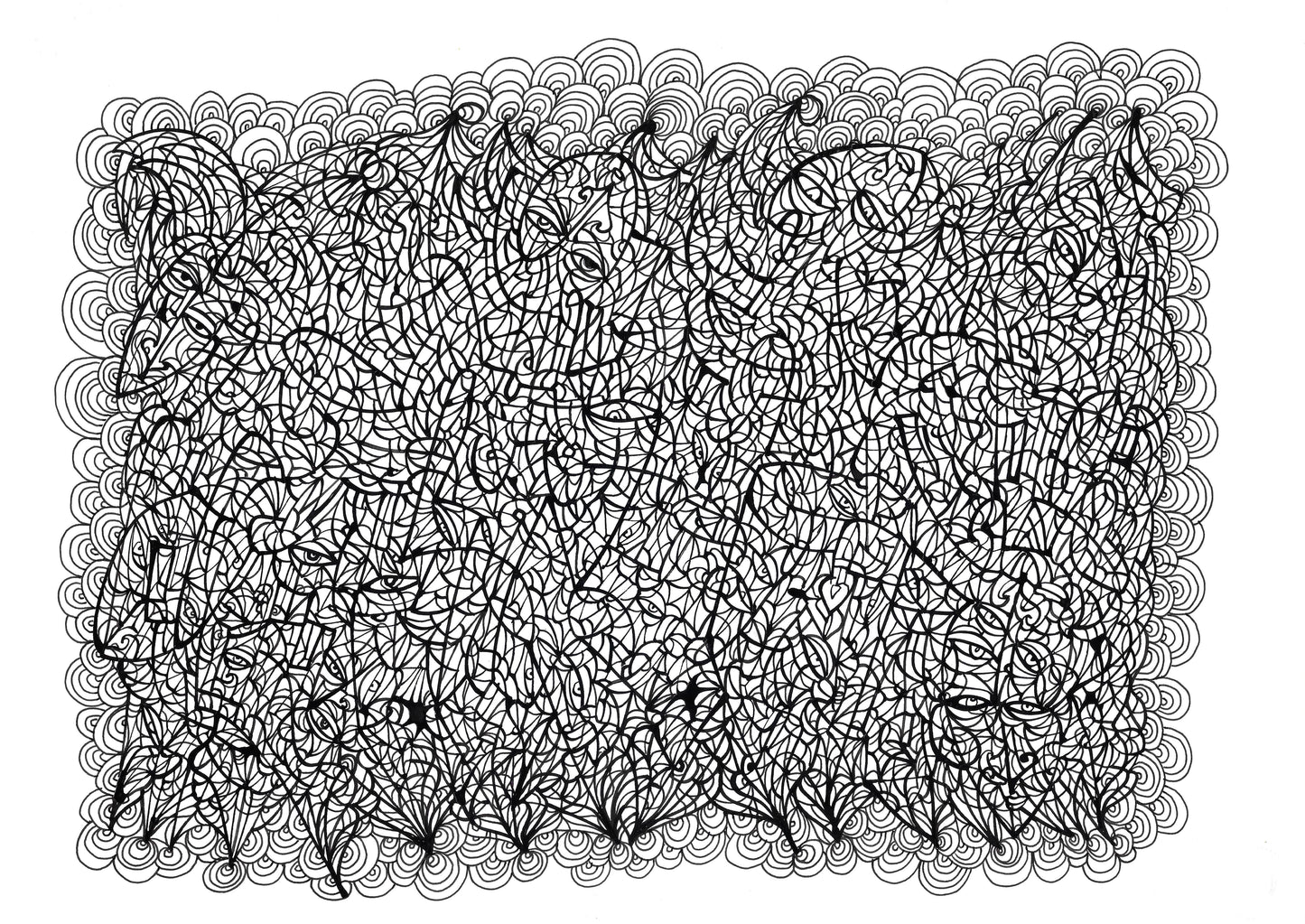 "Die Suche auf dem Weg" aus "Schwarzweisse Serie"