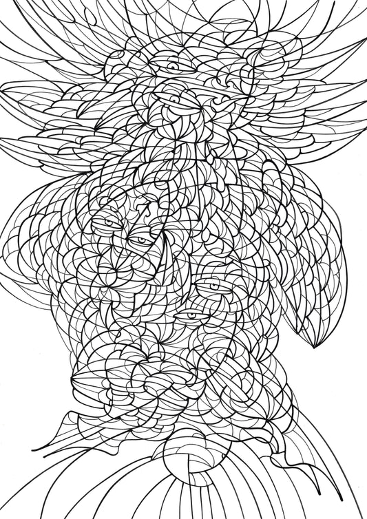 Traum von Urahn (aus "Schwarzweisse Serie)