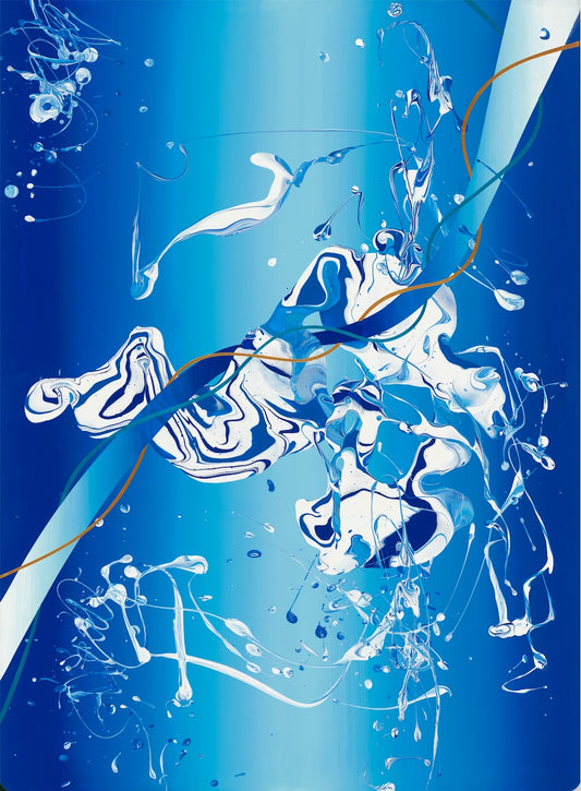 Blaue Helix # 3
