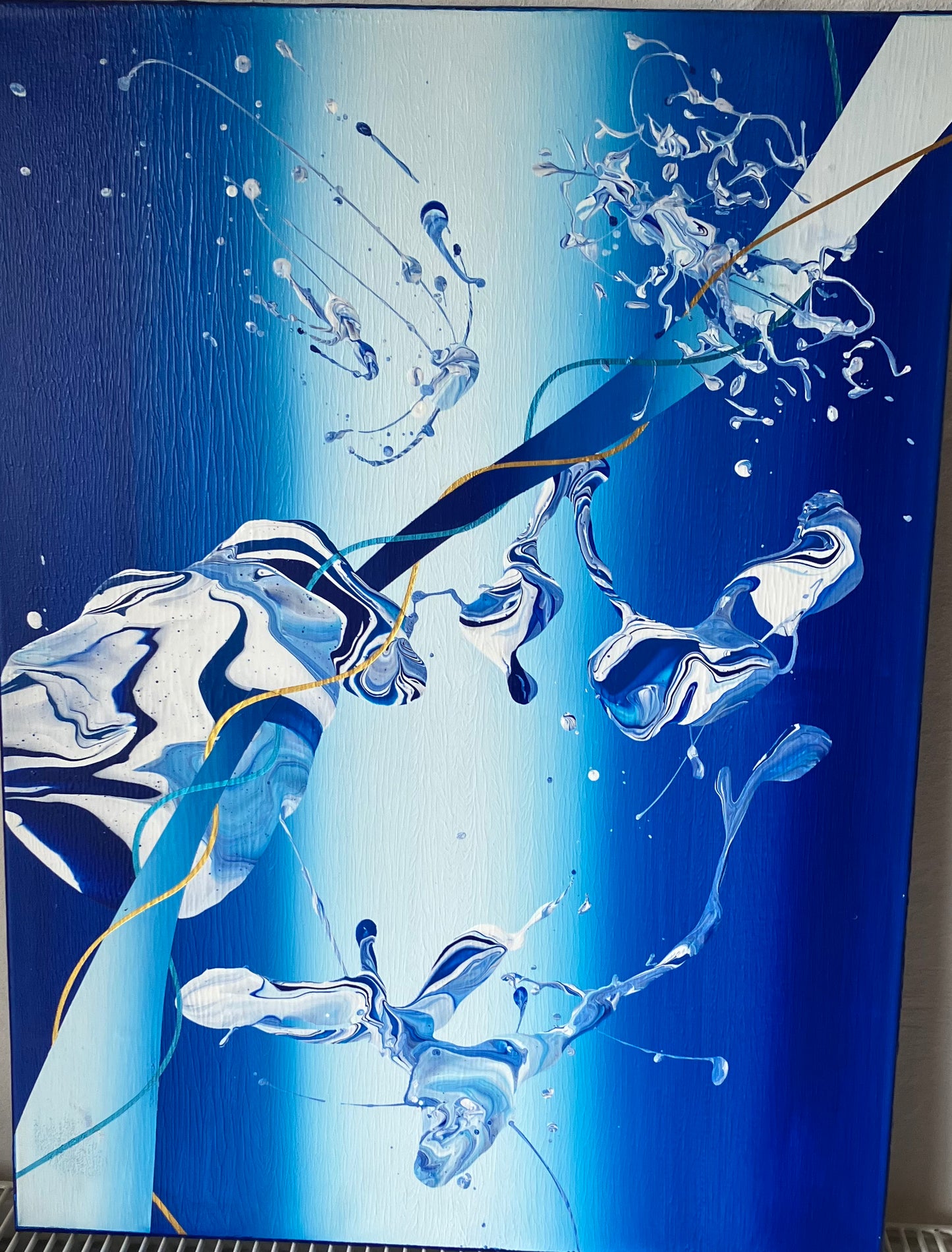 Blaue Helix # 4