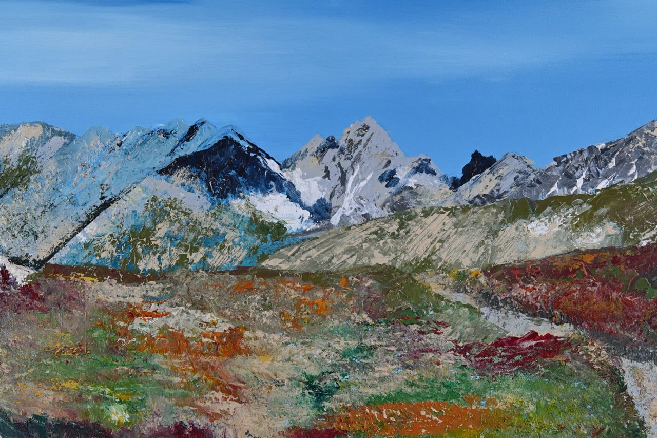 in the alps in autumn