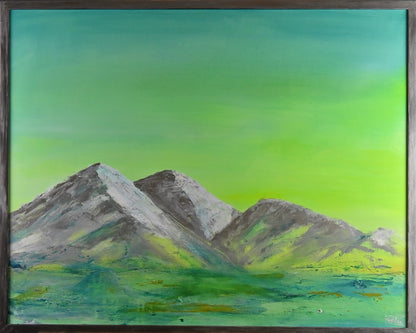 Berge im Grünen Licht