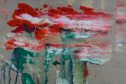 Flowers, red, white, and red