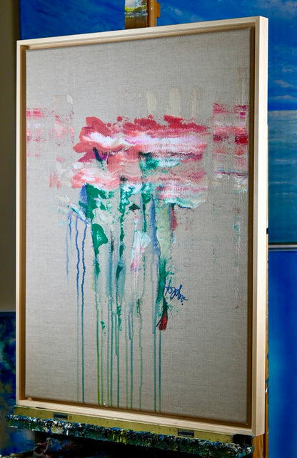 Flowers, red, white, and red