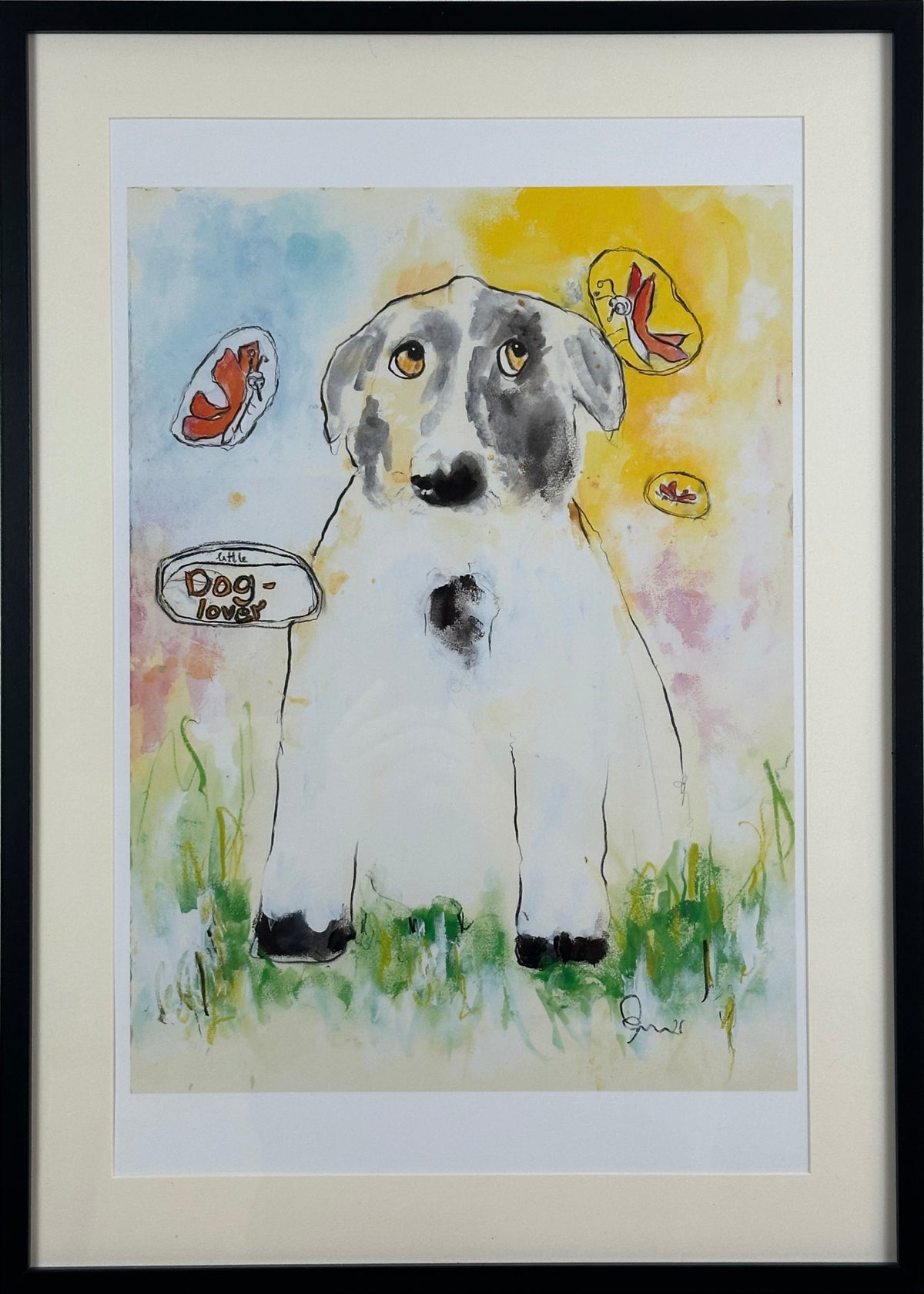 DogLover (A2 Druck in Rahmen)