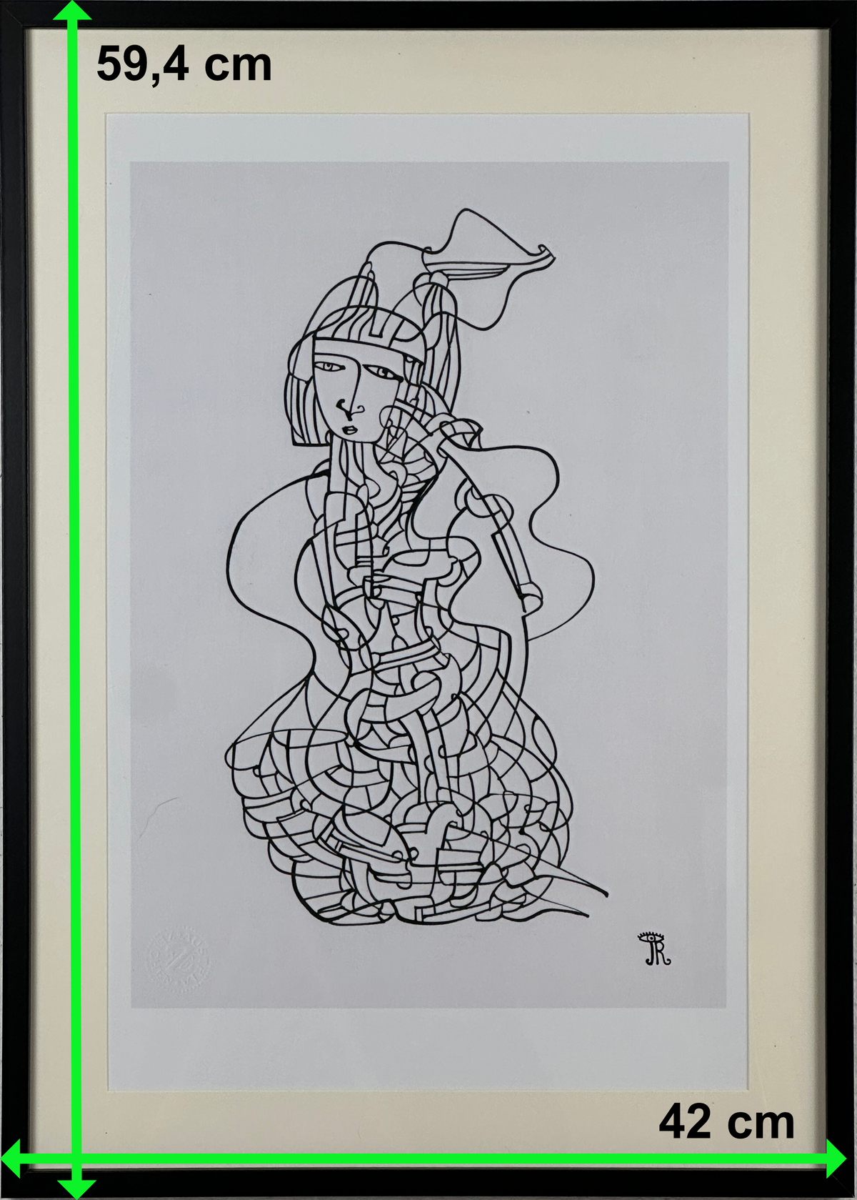 Resonanz der Seele (A2 Druck in Rahmen)