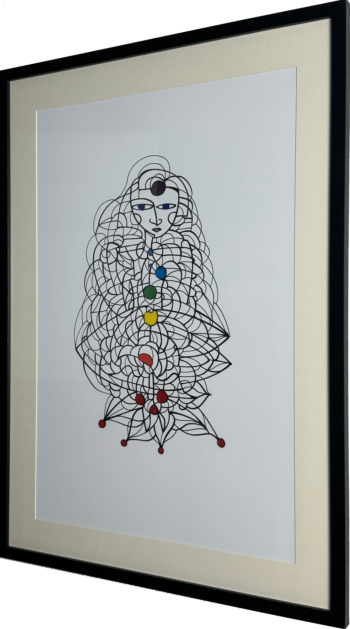 Chakra 01 (A2 Druck in Rahmen)