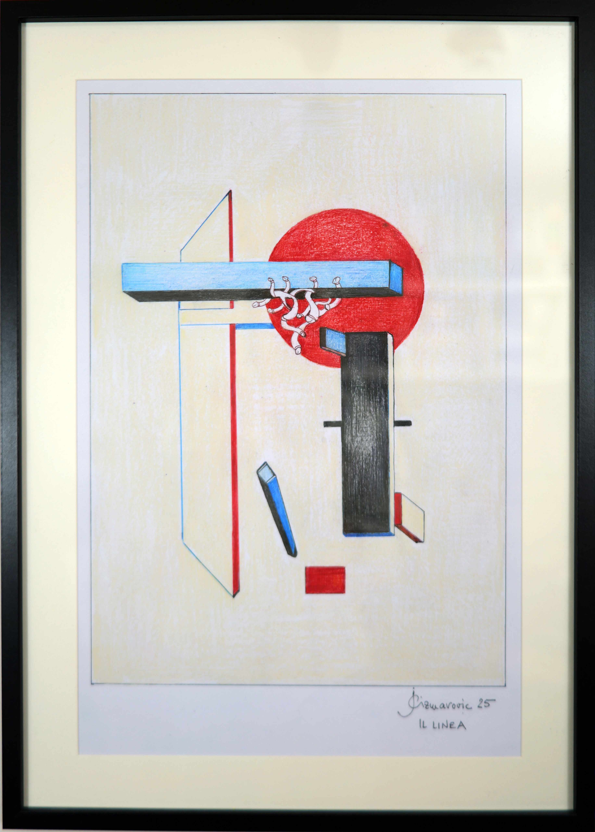 IL LINEA (A2 Druck in Rahmen)