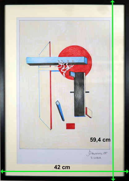 IL LINEA (A2 Druck in Rahmen)