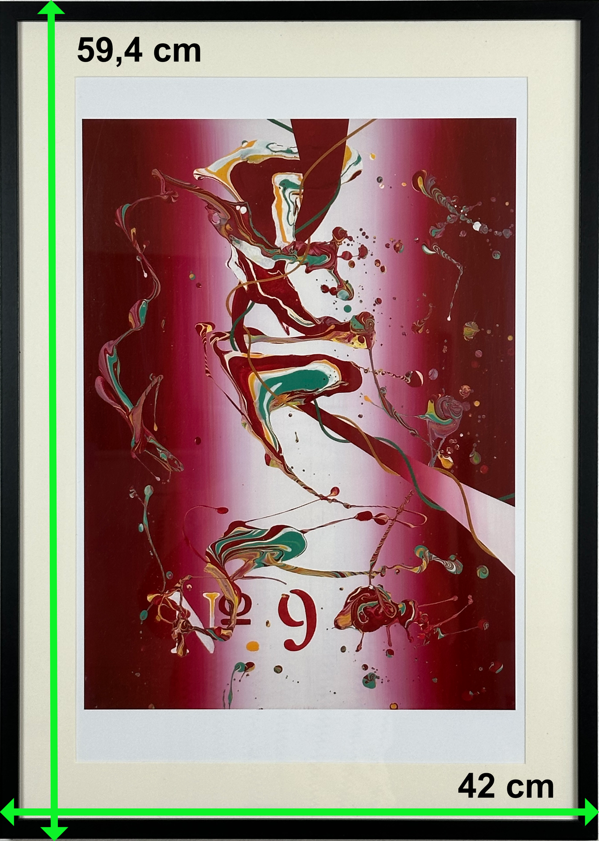 Nr. 9 (A2 Druck in Rahmen)