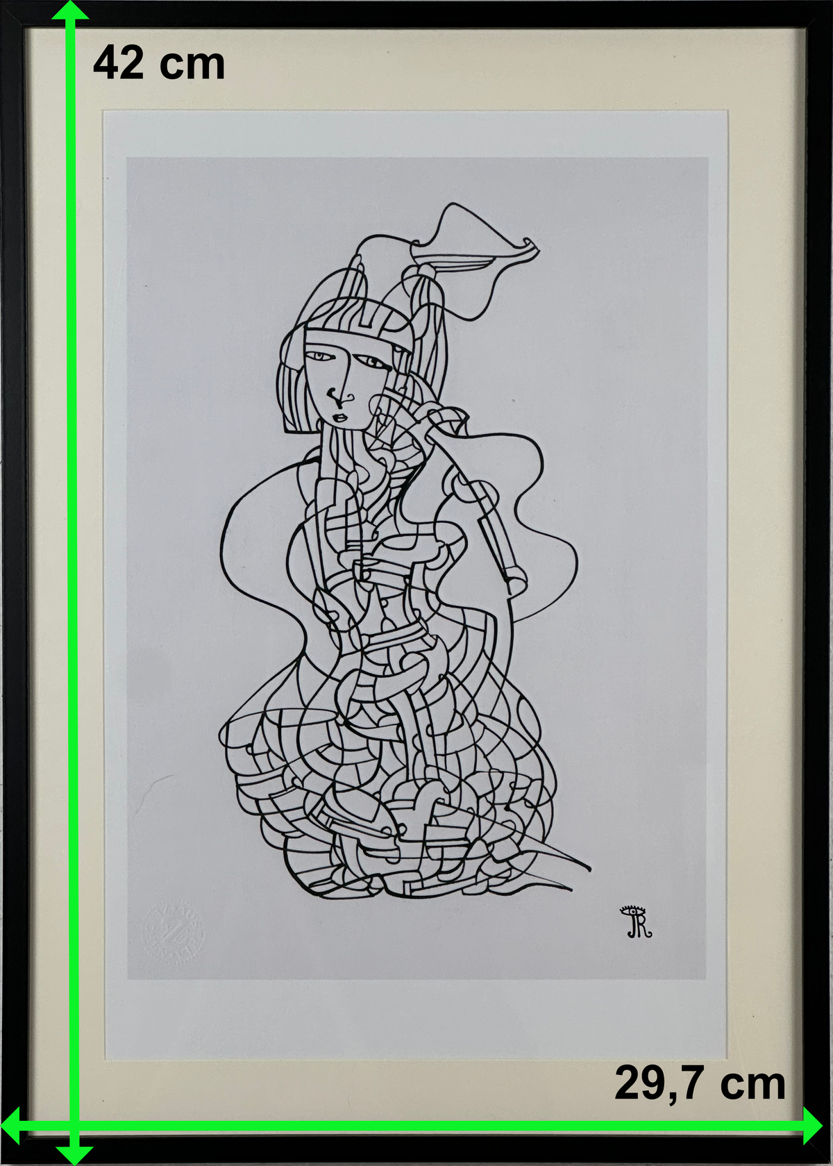 Resonanz der Seele (A3 Druck in Rahmen)
