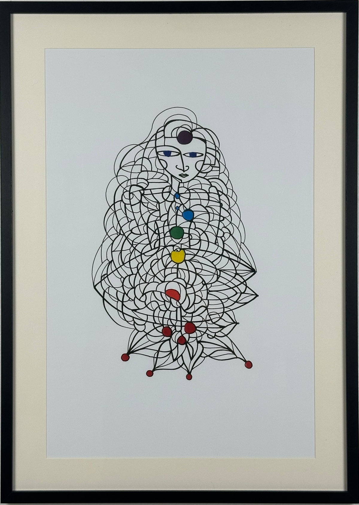 Chakra 01 (A3 Druck in Rahmen)