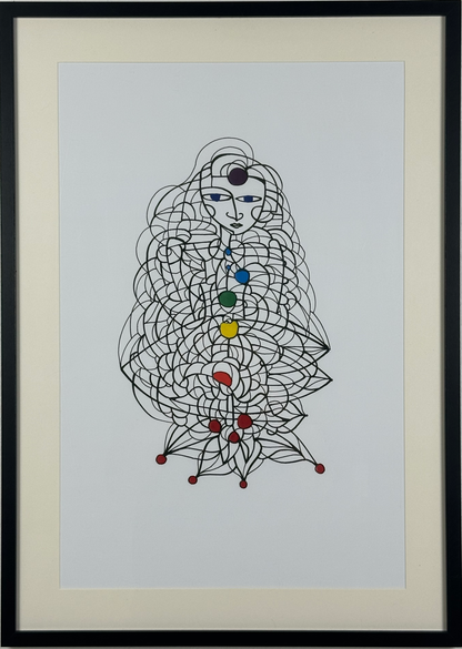 Chakra 01 (A3 Druck in Rahmen)