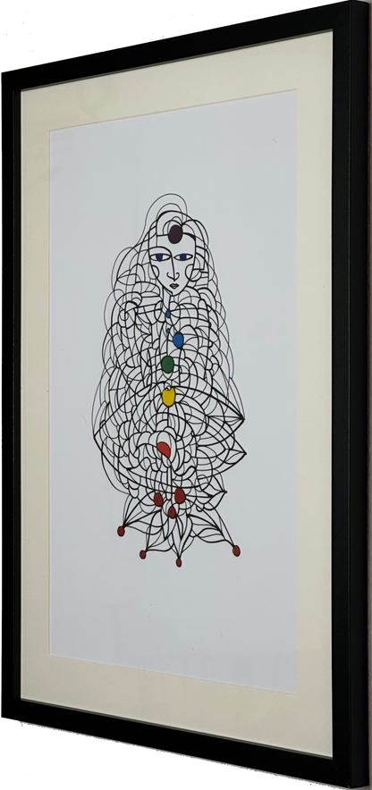 Chakra 01 (A3 Druck in Rahmen)