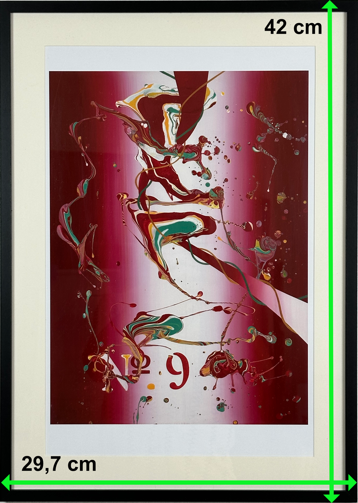 Nr. 9  (A3 Druck in Rahmen)