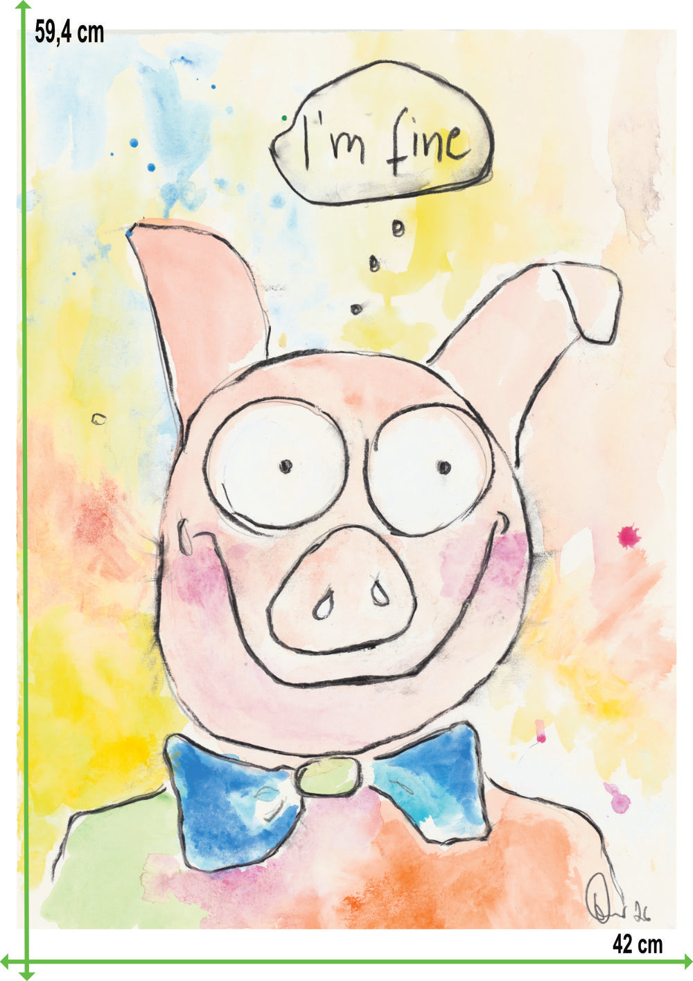 I`m fine (A2 Poster)