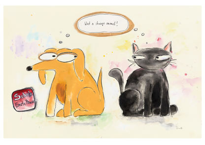 what a strange animal (A2 Poster)