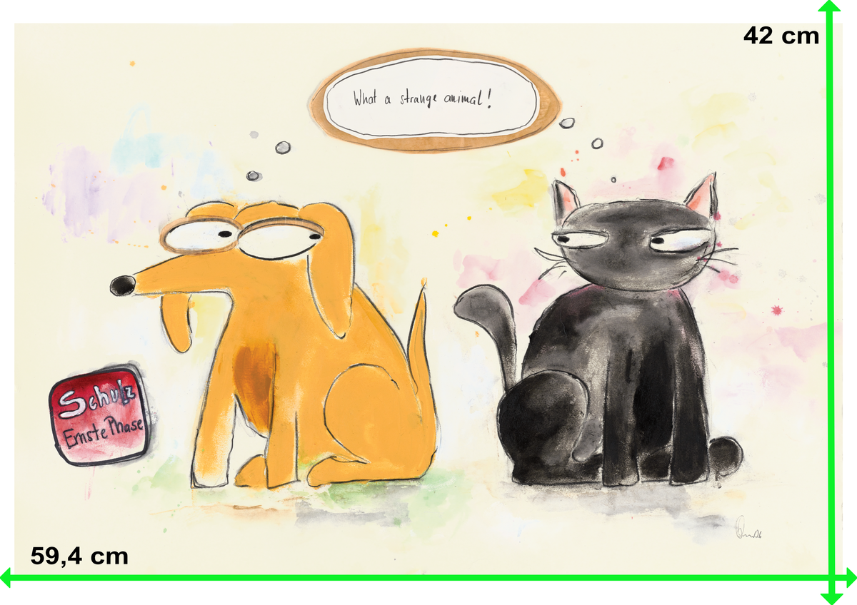 what a strange animal (A2 Poster)