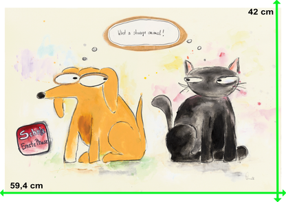 what a strange animal (A2 Poster)