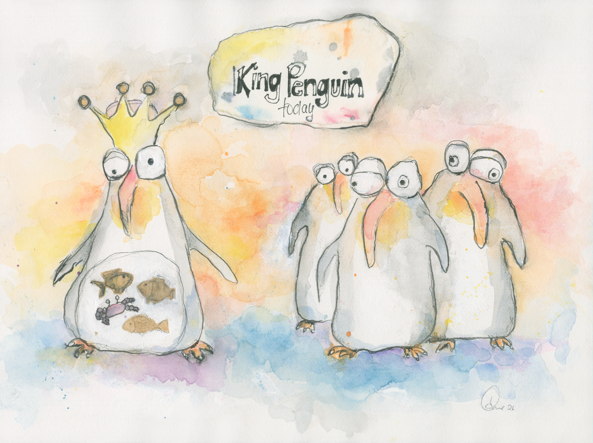 King Penguin (A2 Poster)