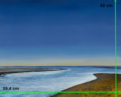 Strand am Morgen (A2 Poster)