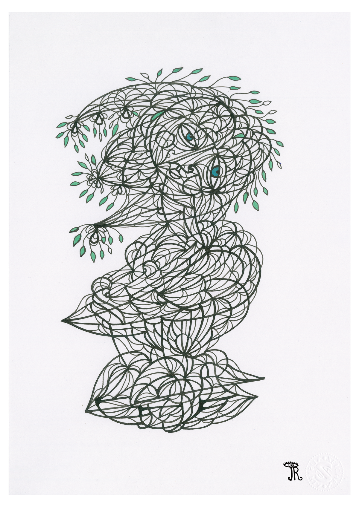 Das Erwachen der Knospen (A2 Poster)