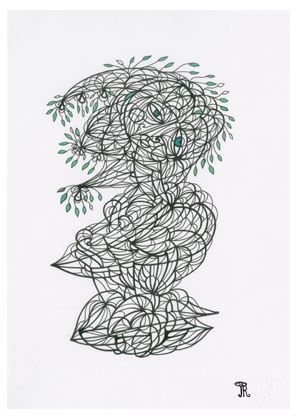 Das Erwachen der Knospen (A2 Poster)