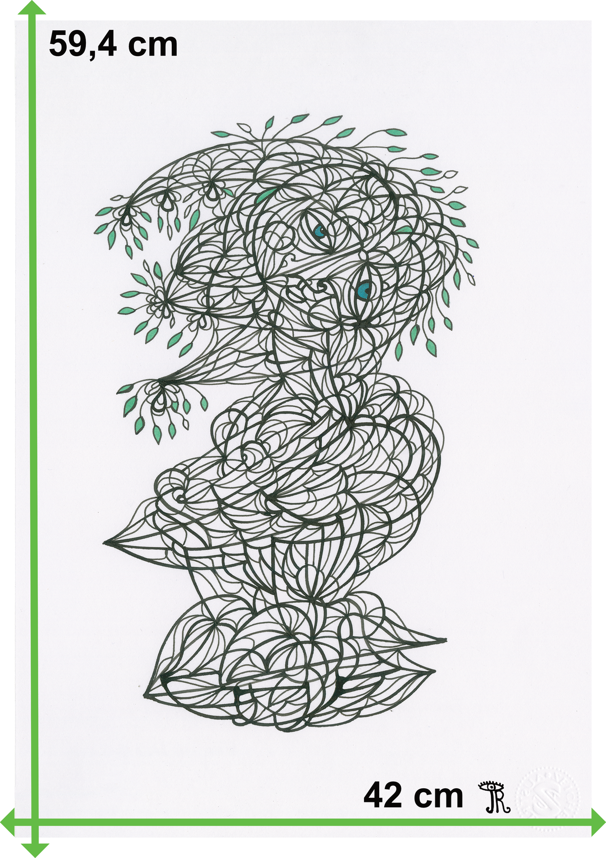 Das Erwachen der Knospen (A2 Poster)