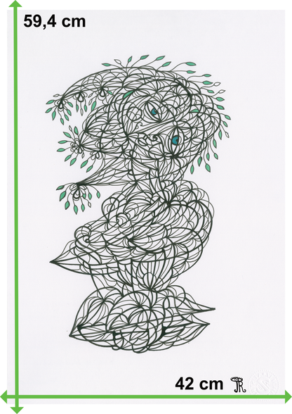 Das Erwachen der Knospen (A2 Poster)