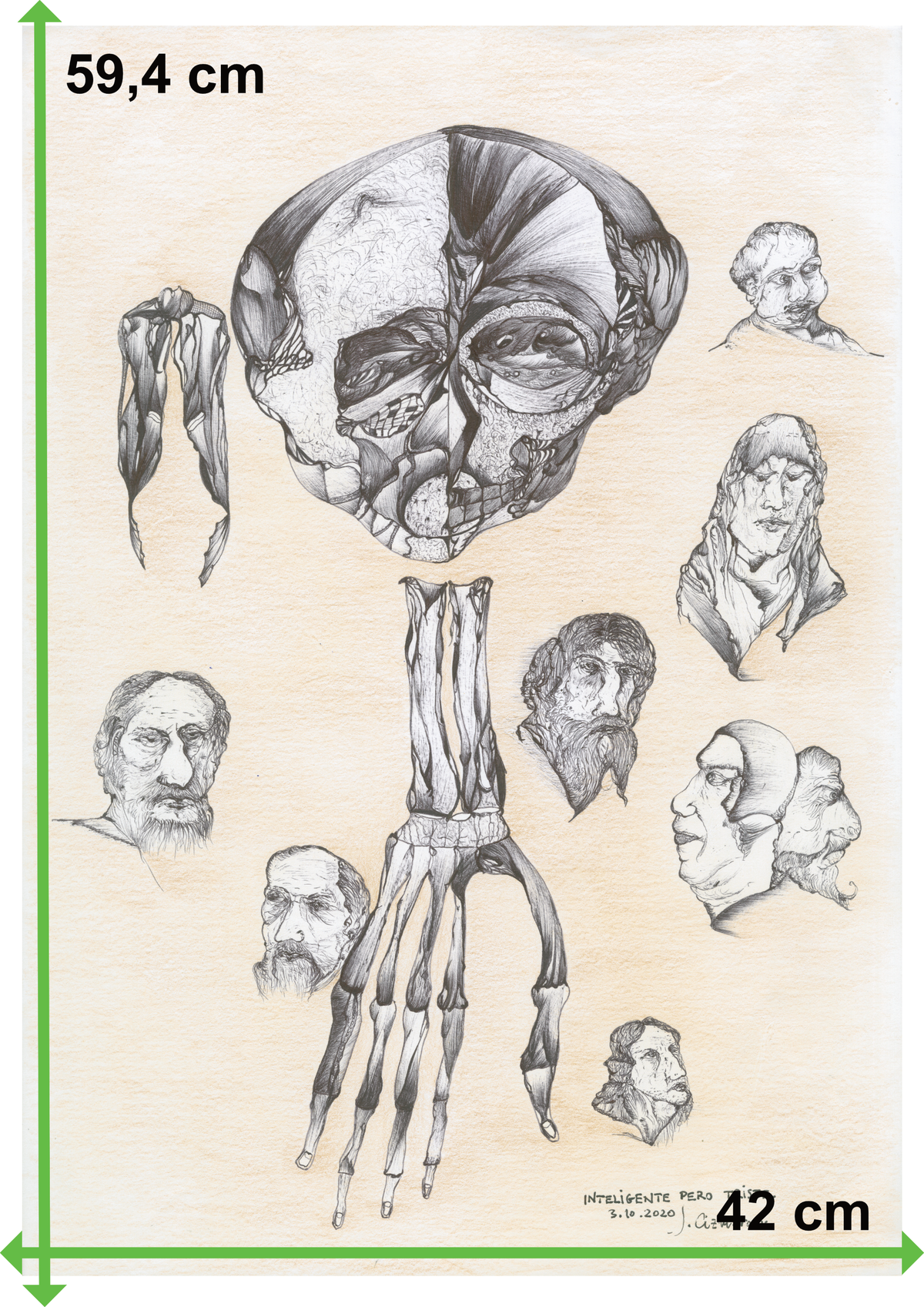 Inteligente Pero Triste (A2 Poster)