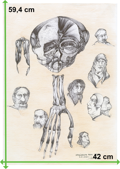 Inteligente Pero Triste (A2 Poster)