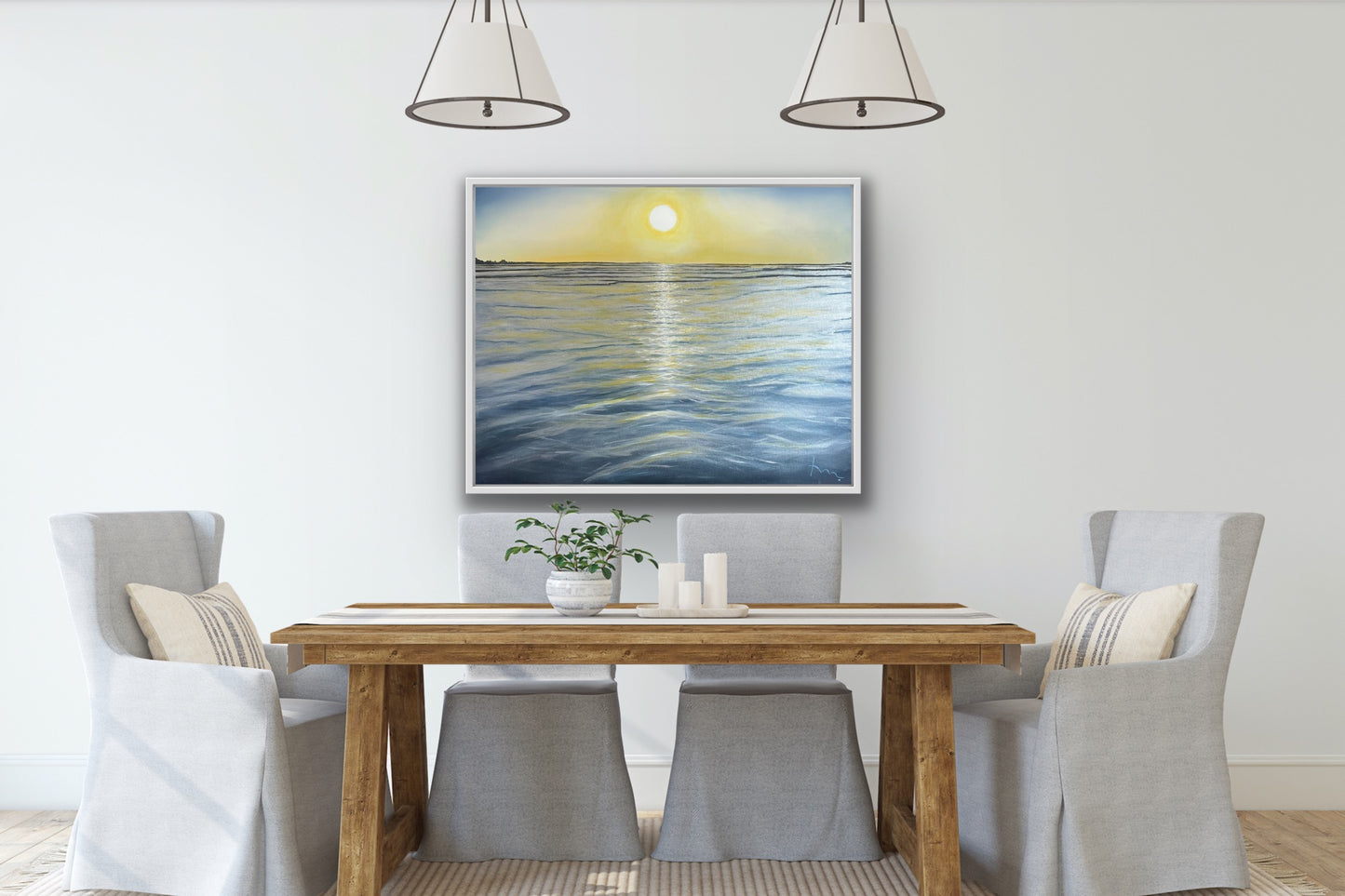 Sonnenaufgang über dem Meer